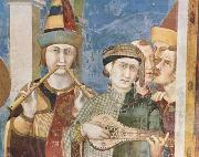 Simone Martini St Martin is dubbed a Knight (mk08) oil